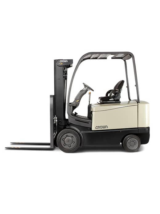 montacargas electrico crown hombre sentado para renta monterrey