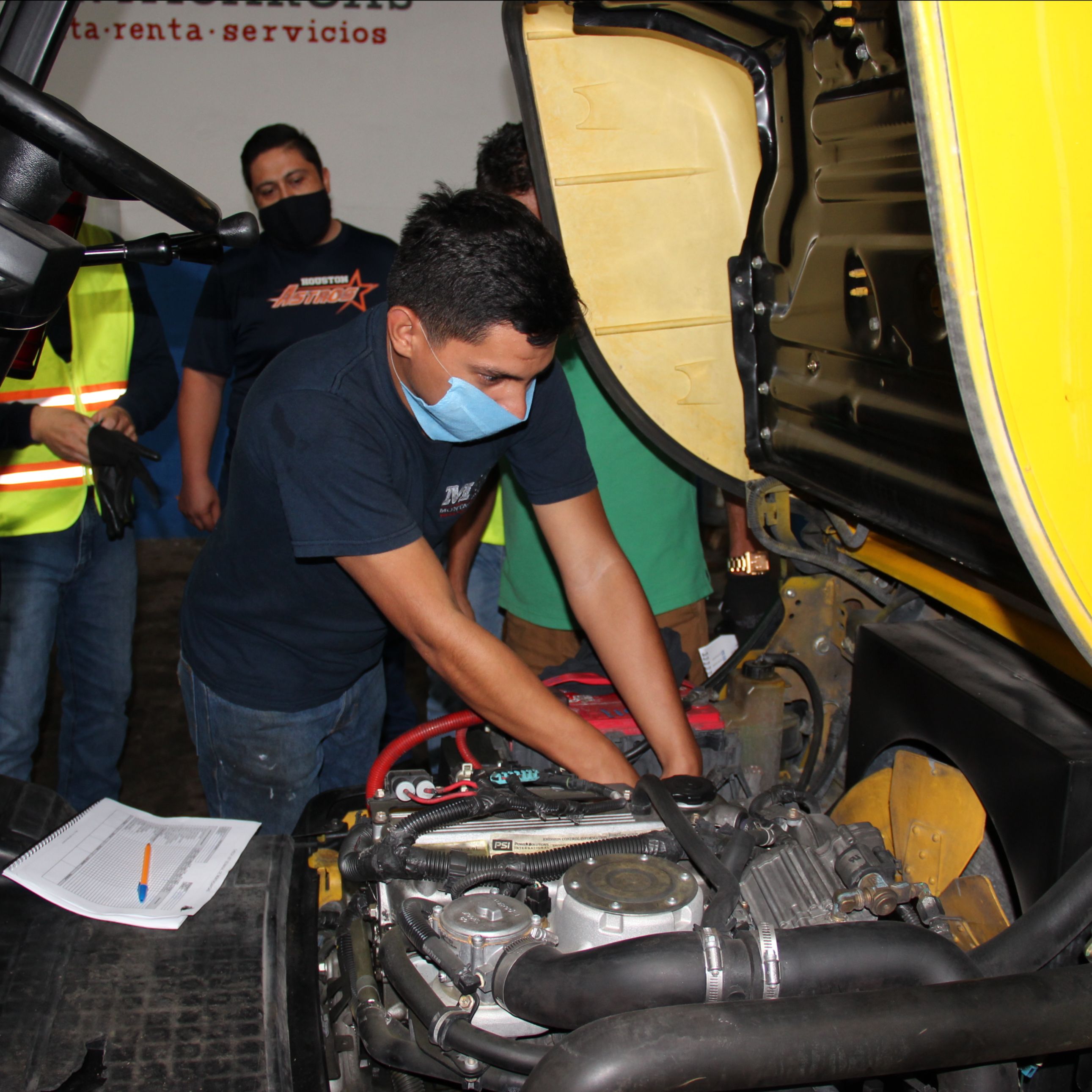 reparacion motores de montacargas