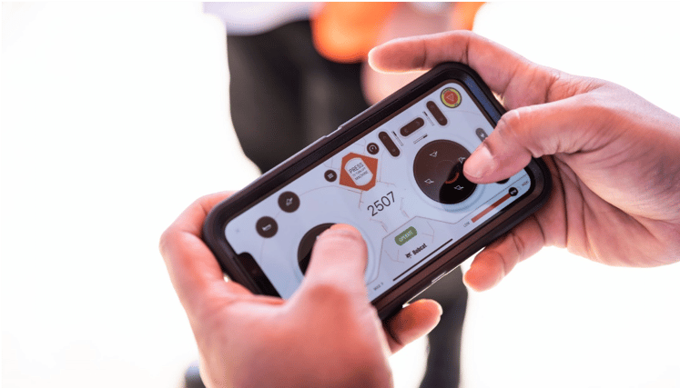 smartphone para las industria y maquinaria pesada
