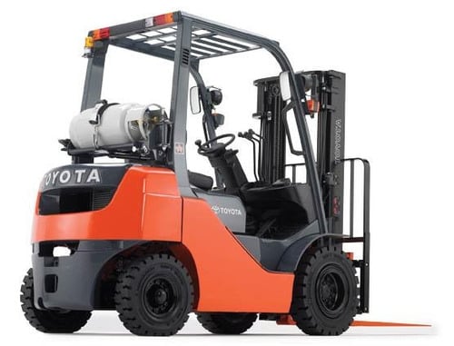 montacargas toyota compacto