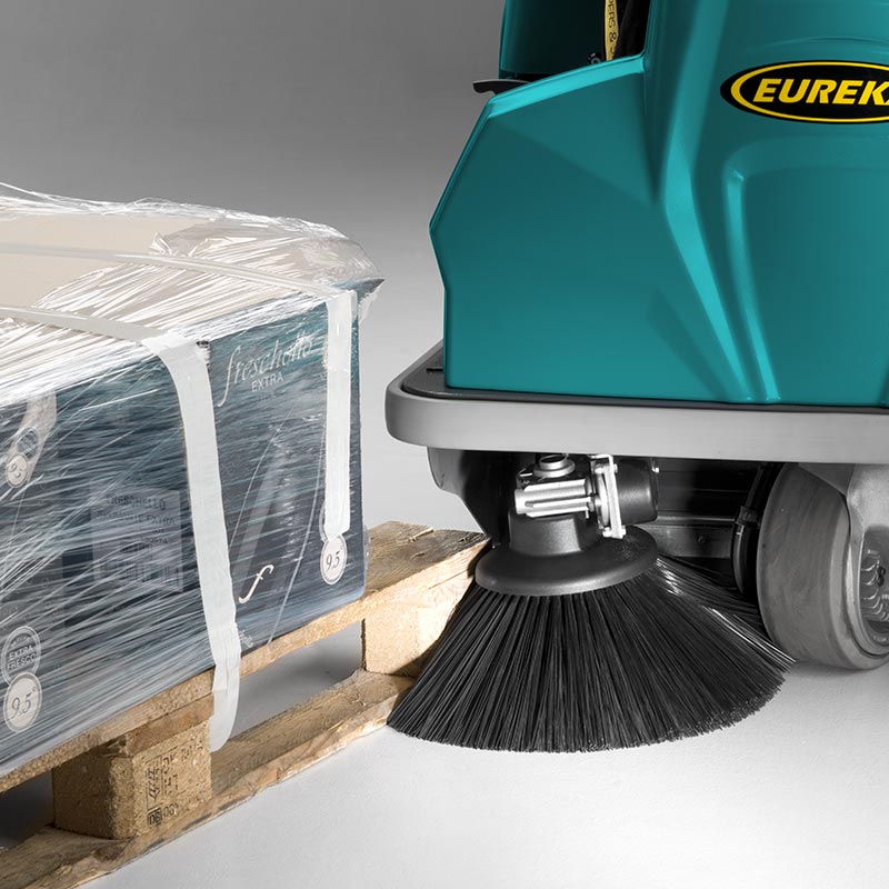 barredora industrial rider cepillos laterales